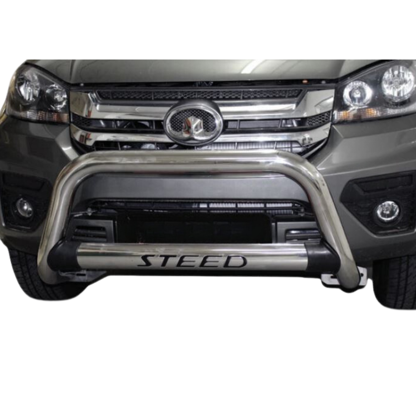 GWM Steed 5 Facelift Nudge Bar Stainless Steel