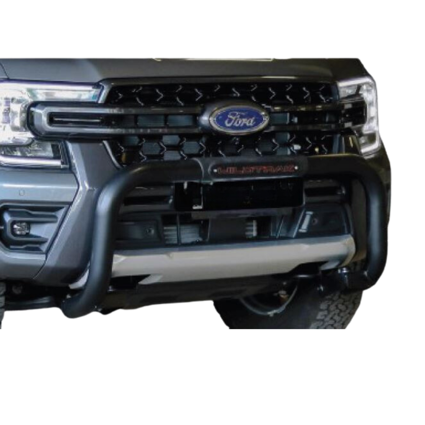 Ford Ranger Next Gen Wildtrak X PDC Nudge Bar Black Stainless Steel
