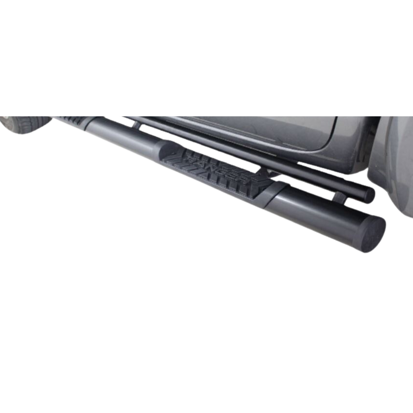 Ford Ranger Double Cab and Extended Cab Side Steps Black Stainless Steel