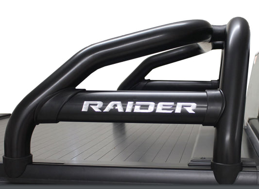 Toyota Hilux Securi-Lid Sports Bar Black Stainless Steel