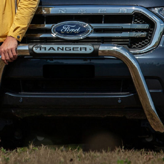 Ford Ranger T6 Facelift PDC Nudge Bar Stainless Steel