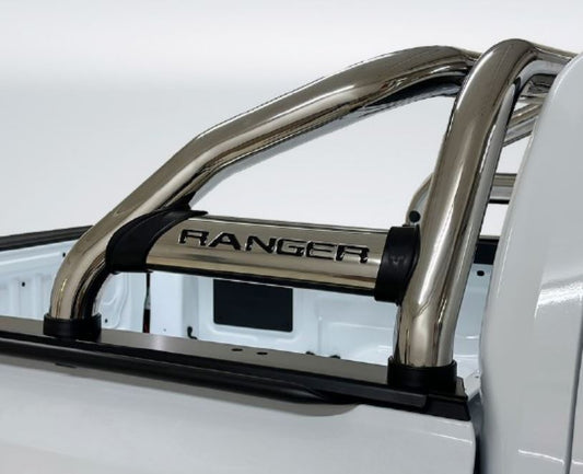 Ford Ranger Next Gen Sports Bar Oval Tubes Stainless Steel (Single Cab)