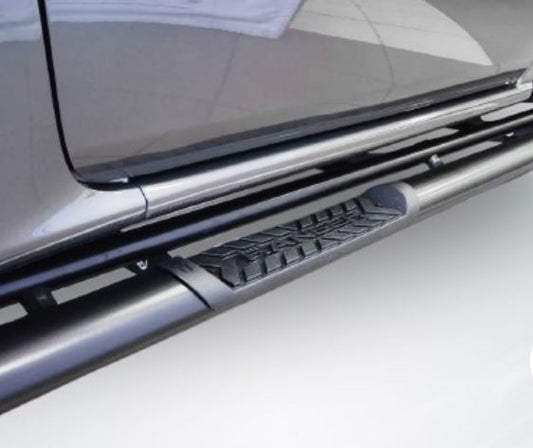 Ford Ranger Next Gen Side Steps Single Cab Black Stainless Steel