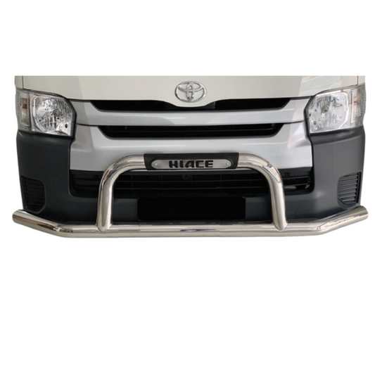Toyota Quantum Front Styling Bar with Branded Injection Mould (76mm) Stainless Steel