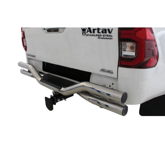 Toyota Hilux Rear Step Stainless Steel
