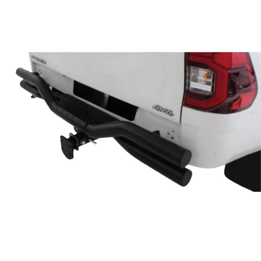 Toyota Hilux Rear Step Black Stainless Steel