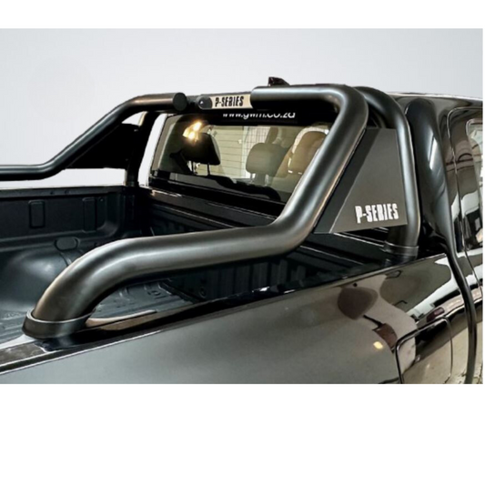 GWM P-Series Sweep Back Sports Bar Black Stainless Steel