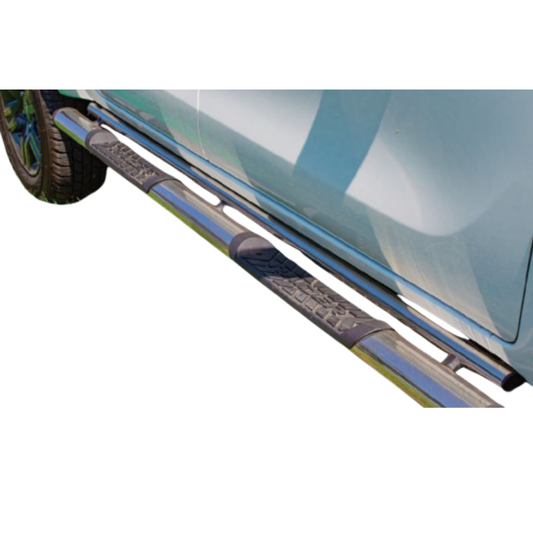 Toyota Hilux Double Cab & Extended Cab Side Steps Stainless Steel