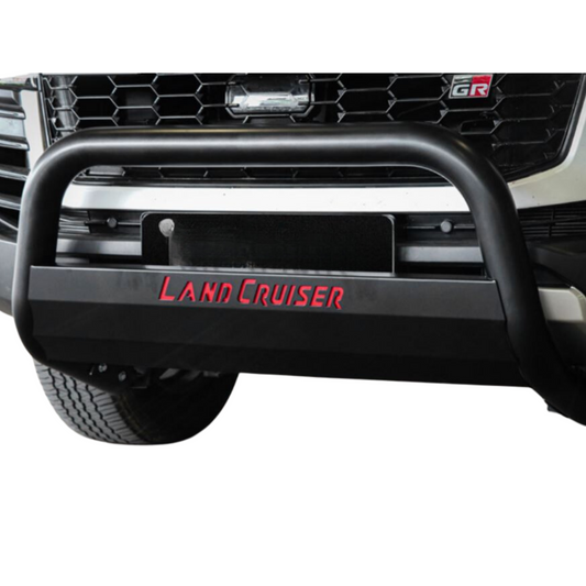 Toyota Landcruiser 300 Series Nudge Bar Black Stainless Steel
