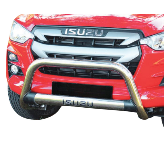 Isuzu D-MAX  Nudge Bar with Oval Cross Member Stainless Steel