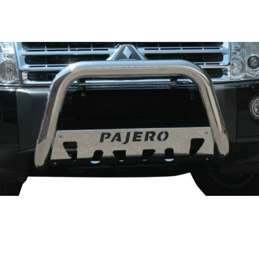 Mitshubishi Pajero Nudge Bar Stainless Steel