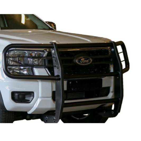 Ford Ranger Next Gen Bush Bar (with Wings) Black Stainless Steel