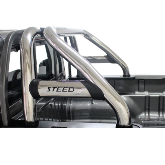 GWM Steed 5 Sports Bar with Oval Side Plates Stainless Steel