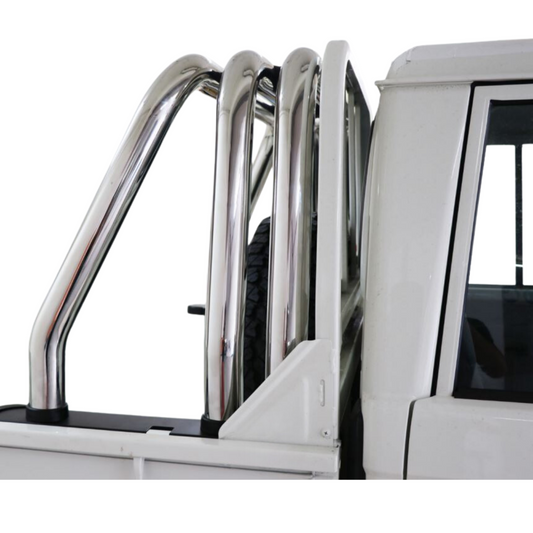 Toyota Lancruiser 70 Series Triple Styling Bar Stainless Steel