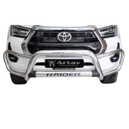 Toyota Hilux FD6 Facelift Tri Bumper Stainless Steel