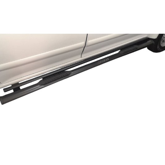 GWM Steed 5 Double Tube Oval Side Steps Black Stainless Steel