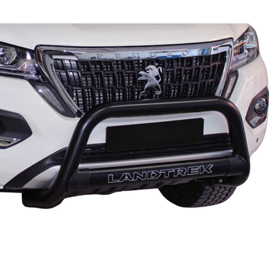 Peugeot Landtrek Nudge Bar Black Stainless Steel