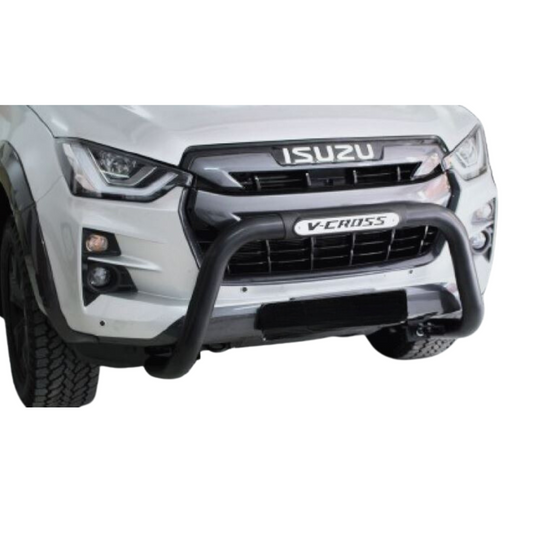 Isuzu Gen 7 Vcross Branded PDC Nudge Bar Black Stainless Steel